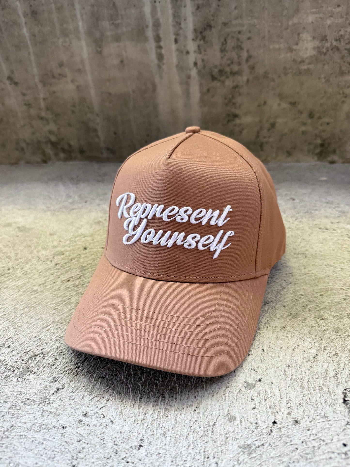 Script Hat – Brown