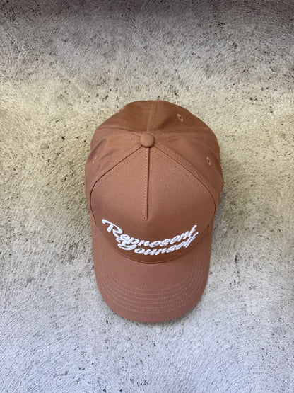 Script Hat – Brown